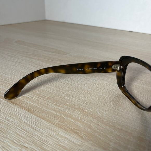 Ray-Ban JACKIE OHH RB4101 710 Cat Eye Tortoise Shell Italy FRAMES ONLY - Picture 4 of 9